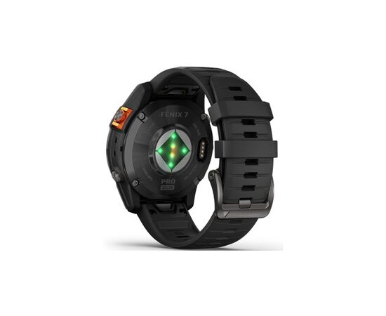 Смарт-часы Garmin fenix 7 Pro Solar, Glass, SltGrySS w/Black Band, GPS (010-02777-01), изображение 6 Смарт-часы Garmin fenix 7 Pro Solar, Glass, SltGrySS w/Black Band, GPS (010-02777-01), изображение 6