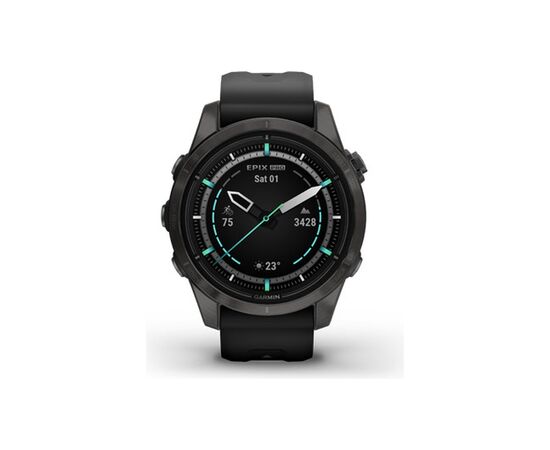 Смарт-часы Garmin EPIX PRO (g2), 42mm, Saph, CrbnGry DLC Ti, Black, GPS (010-02802-15), изображение 2 Смарт-часы Garmin EPIX PRO (g2), 42mm, Saph, CrbnGry DLC Ti, Black, GPS (010-02802-15), изображение 2