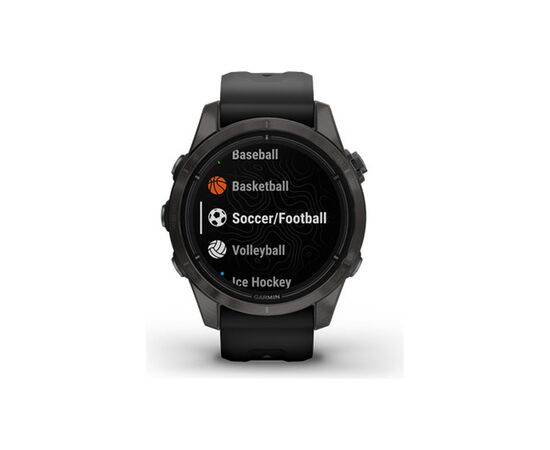 Смарт-часы Garmin EPIX PRO (g2), 42mm, Saph, CrbnGry DLC Ti, Black, GPS (010-02802-15), изображение 4 Смарт-часы Garmin EPIX PRO (g2), 42mm, Saph, CrbnGry DLC Ti, Black, GPS (010-02802-15), изображение 4