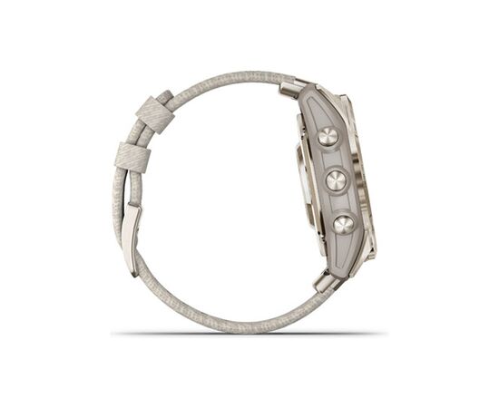 Смарт-часы Garmin EPIX PRO (g2), 42mm, Saph, SftGld SS, Crm Hthr Nyln, Excl, GPS (010-02802-20), зображення 4 Смарт-часы Garmin EPIX PRO (g2), 42mm, Saph, SftGld SS, Crm Hthr Nyln, Excl, GPS (010-02802-20), зображення 4