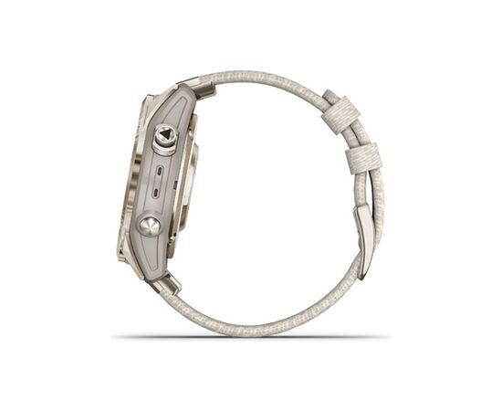 Смарт-часы Garmin EPIX PRO (g2), 42mm, Saph, SftGld SS, Crm Hthr Nyln, Excl, GPS (010-02802-20), зображення 5 Смарт-часы Garmin EPIX PRO (g2), 42mm, Saph, SftGld SS, Crm Hthr Nyln, Excl, GPS (010-02802-20), зображення 5