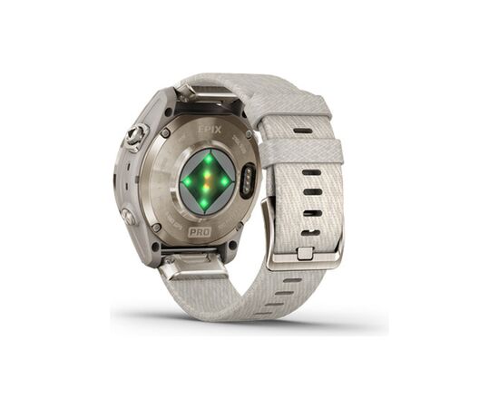Смарт-часы Garmin EPIX PRO (g2), 42mm, Saph, SftGld SS, Crm Hthr Nyln, Excl, GPS (010-02802-20), зображення 6 Смарт-часы Garmin EPIX PRO (g2), 42mm, Saph, SftGld SS, Crm Hthr Nyln, Excl, GPS (010-02802-20), зображення 6