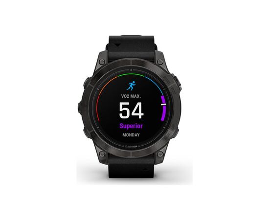 Смарт-годинник Garmin EPIX PRO (g2), 47, Saph, CrbnGryDLCTi, Blck Lthr, Excl, GPS (010-02803-30), зображення 4 Смарт-годинник Garmin EPIX PRO (g2), 47, Saph, CrbnGryDLCTi, Blck Lthr, Excl, GPS (010-02803-30), зображення 4