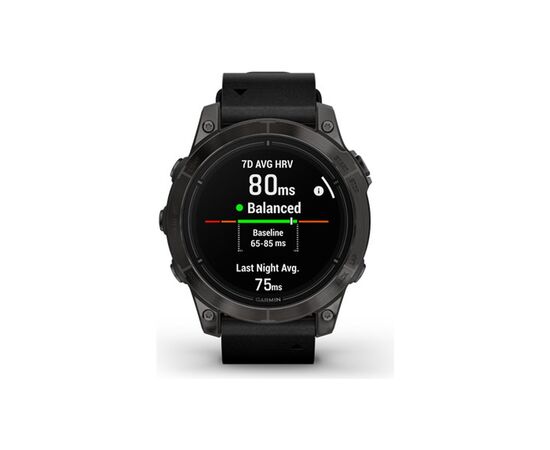 Смарт-годинник Garmin EPIX PRO (g2), 47, Saph, CrbnGryDLCTi, Blck Lthr, Excl, GPS (010-02803-30), зображення 5 Смарт-годинник Garmin EPIX PRO (g2), 47, Saph, CrbnGryDLCTi, Blck Lthr, Excl, GPS (010-02803-30), зображення 5