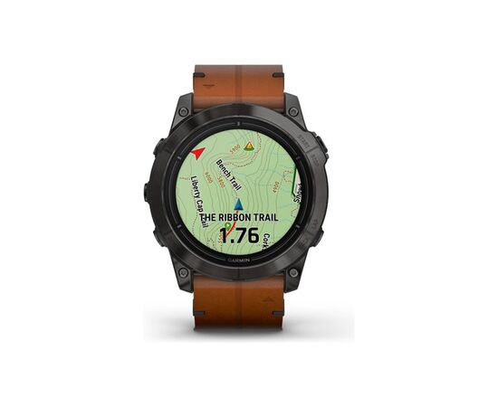 Смарт-годинник Garmin EPIX PRO (g2), 51, Saph, CrbnGryDLC Ti, Chsnt Lthr, GPS (010-02804-30), зображення 4 Смарт-годинник Garmin EPIX PRO (g2), 51, Saph, CrbnGryDLC Ti, Chsnt Lthr, GPS (010-02804-30), зображення 4