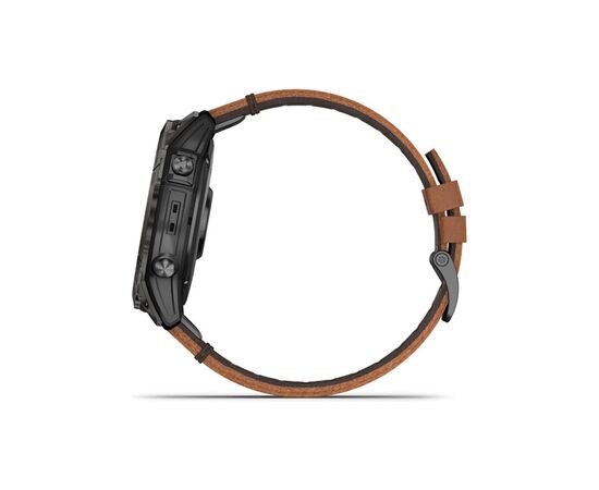 Смарт-годинник Garmin EPIX PRO (g2), 51, Saph, CrbnGryDLC Ti, Chsnt Lthr, GPS (010-02804-30), зображення 6 Смарт-годинник Garmin EPIX PRO (g2), 51, Saph, CrbnGryDLC Ti, Chsnt Lthr, GPS (010-02804-30), зображення 6