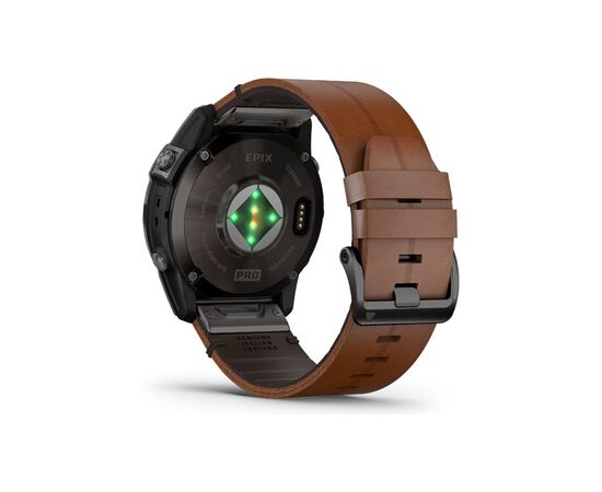 Смарт-годинник Garmin EPIX PRO (g2), 51, Saph, CrbnGryDLC Ti, Chsnt Lthr, GPS (010-02804-30), зображення 8 Смарт-годинник Garmin EPIX PRO (g2), 51, Saph, CrbnGryDLC Ti, Chsnt Lthr, GPS (010-02804-30), зображення 8