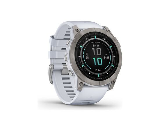 Смарт-часы Garmin EPIX PRO (g2), 51, Saph, Ti, Whitestone, GPS (010-02804-11), зображення 3 Смарт-часы Garmin EPIX PRO (g2), 51, Saph, Ti, Whitestone, GPS (010-02804-11), зображення 3