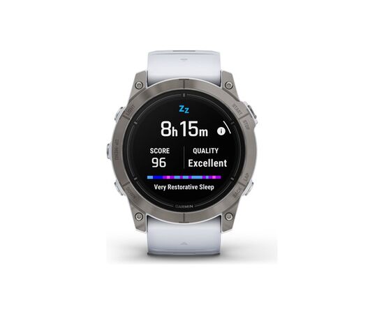 Смарт-часы Garmin EPIX PRO (g2), 51, Saph, Ti, Whitestone, GPS (010-02804-11), зображення 4 Смарт-часы Garmin EPIX PRO (g2), 51, Saph, Ti, Whitestone, GPS (010-02804-11), зображення 4