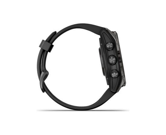 Смарт-часы Garmin fenix 7S Pro Saph Solar, Carbon Gray Ti w/Black Band, GPS (010-02776-11), изображение 7 Смарт-часы Garmin fenix 7S Pro Saph Solar, Carbon Gray Ti w/Black Band, GPS (010-02776-11), изображение 7