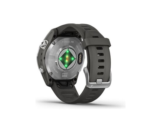 Смарт-часы Garmin fenix 7S Pro Solar, Glass, SS w/Graphite band, GPS (010-02776-01), изображение 8 Смарт-часы Garmin fenix 7S Pro Solar, Glass, SS w/Graphite band, GPS (010-02776-01), изображение 8