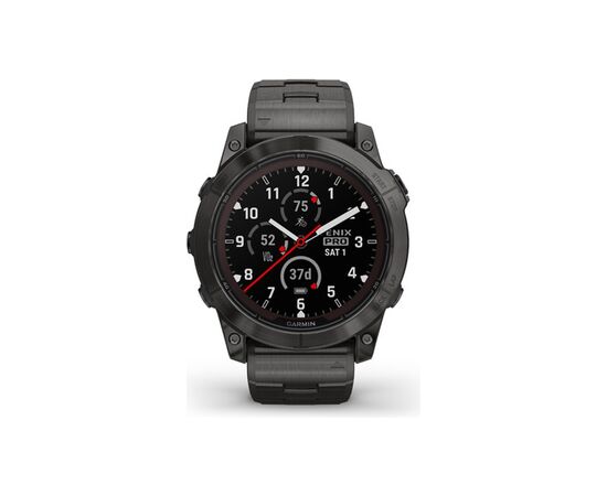 Смарт-часы Garmin fenix 7X Pro Saph Sol, Crbn Gry Ti w/Crbn Gry Mtl Bnd, Ex, GPS (010-02778-30), изображение 2 Смарт-часы Garmin fenix 7X Pro Saph Sol, Crbn Gry Ti w/Crbn Gry Mtl Bnd, Ex, GPS (010-02778-30), изображение 2