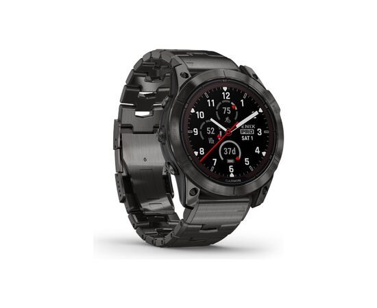 Смарт-часы Garmin fenix 7X Pro Saph Sol, Crbn Gry Ti w/Crbn Gry Mtl Bnd, Ex, GPS (010-02778-30), изображение 3 Смарт-часы Garmin fenix 7X Pro Saph Sol, Crbn Gry Ti w/Crbn Gry Mtl Bnd, Ex, GPS (010-02778-30), изображение 3