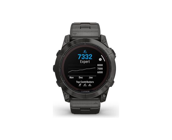 Смарт-часы Garmin fenix 7X Pro Saph Sol, Crbn Gry Ti w/Crbn Gry Mtl Bnd, Ex, GPS (010-02778-30), изображение 4 Смарт-часы Garmin fenix 7X Pro Saph Sol, Crbn Gry Ti w/Crbn Gry Mtl Bnd, Ex, GPS (010-02778-30), изображение 4