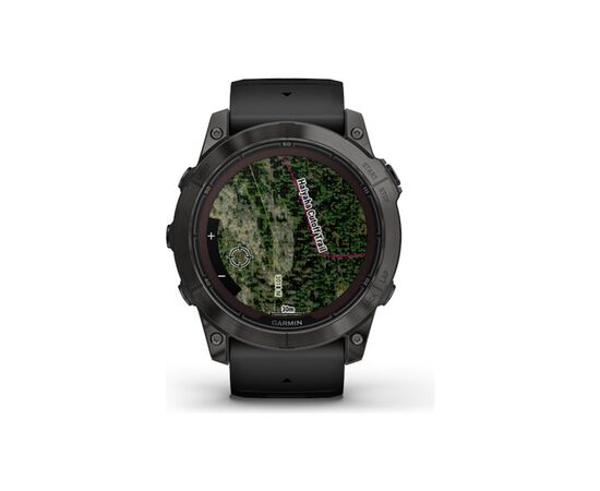 Смарт-часы Garmin fenix 7X Pro Saph Solar, Carbon Gray Ti w/Black Band, GPS (010-02778-11), изображение 4 Смарт-часы Garmin fenix 7X Pro Saph Solar, Carbon Gray Ti w/Black Band, GPS (010-02778-11), изображение 4