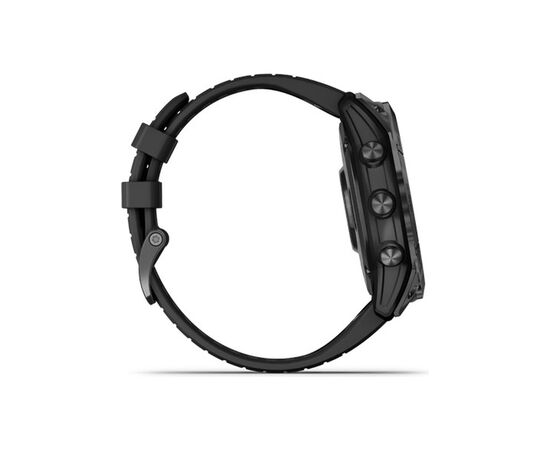 Смарт-часы Garmin fenix 7X Pro Saph Solar, Carbon Gray Ti w/Black Band, GPS (010-02778-11), изображение 6 Смарт-часы Garmin fenix 7X Pro Saph Solar, Carbon Gray Ti w/Black Band, GPS (010-02778-11), изображение 6