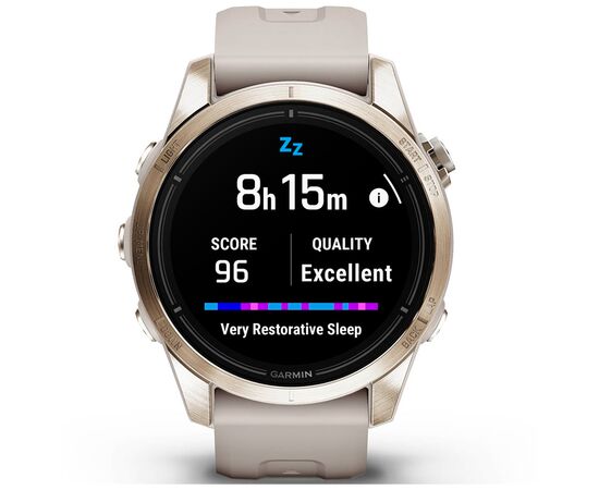 Смарт-часы Garmin EPIX PRO (g2), 42mm, Saph, Soft Gold SS, Lt. Sand, GPS смарт (010-02802-11), изображение 2 Смарт-часы Garmin EPIX PRO (g2), 42mm, Saph, Soft Gold SS, Lt. Sand, GPS смарт (010-02802-11), изображение 2