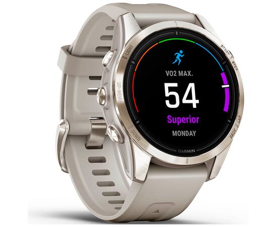 Смарт-часы Garmin EPIX PRO (g2), 42mm, Saph, Soft Gold SS, Lt. Sand, GPS смарт (010-02802-11), изображение 3 Смарт-часы Garmin EPIX PRO (g2), 42mm, Saph, Soft Gold SS, Lt. Sand, GPS смарт (010-02802-11), изображение 3