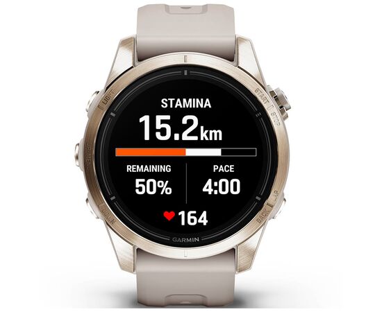 Смарт-часы Garmin EPIX PRO (g2), 42mm, Saph, Soft Gold SS, Lt. Sand, GPS смарт (010-02802-11), изображение 7 Смарт-часы Garmin EPIX PRO (g2), 42mm, Saph, Soft Gold SS, Lt. Sand, GPS смарт (010-02802-11), изображение 7