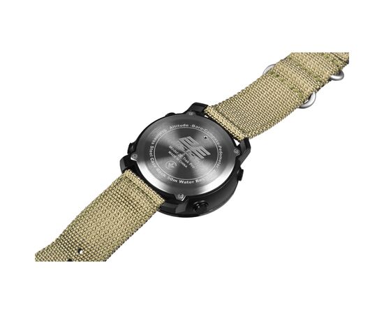 Смарт-годинник 2E Trek Pro Black-Green з компасом, барометром та крокоміром (2E-TCW30BK), зображення 4