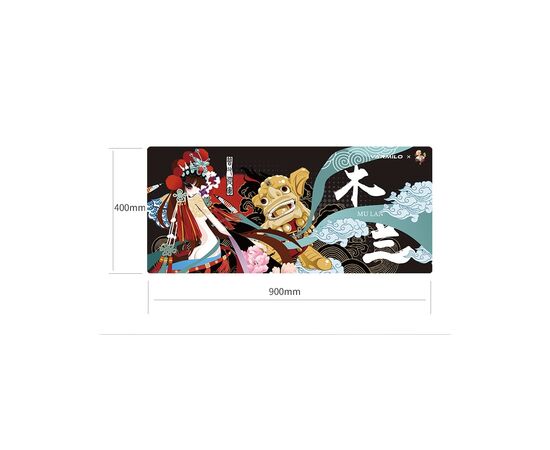 Коврик для мышки Varmilo Mulan Desk Mat XL (ZDB017-01), изображение 6 Коврик для мышки Varmilo Mulan Desk Mat XL (ZDB017-01), изображение 6