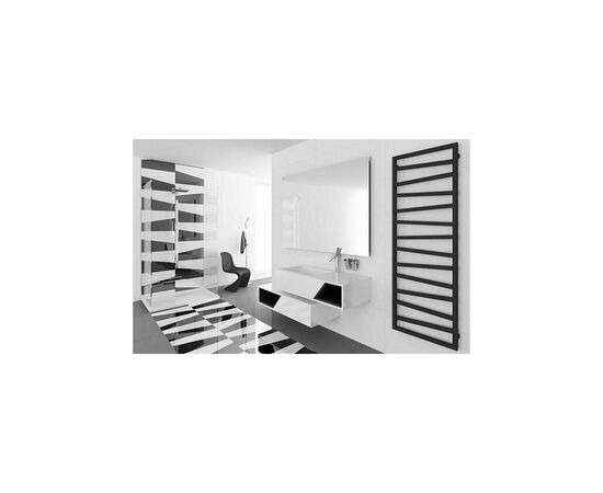 Полотенцесушитель Terma 835х500 Zigzag (WGZIG083050K9M5SX), изображение 2 Полотенцесушитель Terma 835х500 Zigzag (WGZIG083050K9M5SX), изображение 2