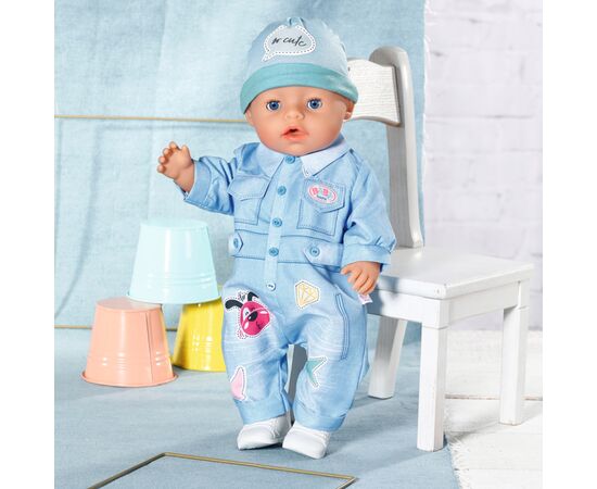 Аксесуар до ляльки Zapf Одяг для ляльки Baby Born Джинсовий стиль (832592), зображення 7 Аксесуар до ляльки Zapf Одяг для ляльки Baby Born Джинсовий стиль (832592), зображення 7