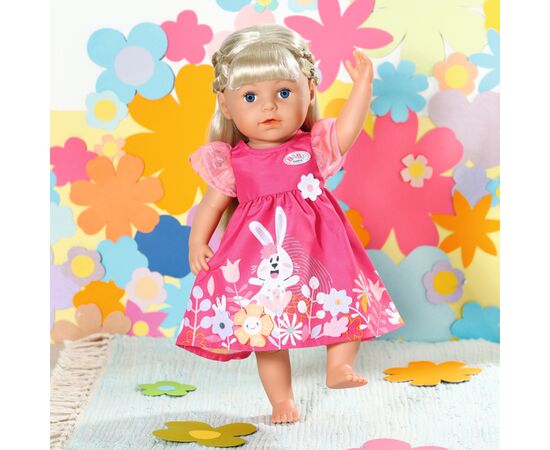 Аксессуар к кукле Zapf Одежда для куклы Baby Born Платье с цветами 43 см (832639), изображение 4 Аксессуар к кукле Zapf Одежда для куклы Baby Born Платье с цветами 43 см (832639), изображение 4