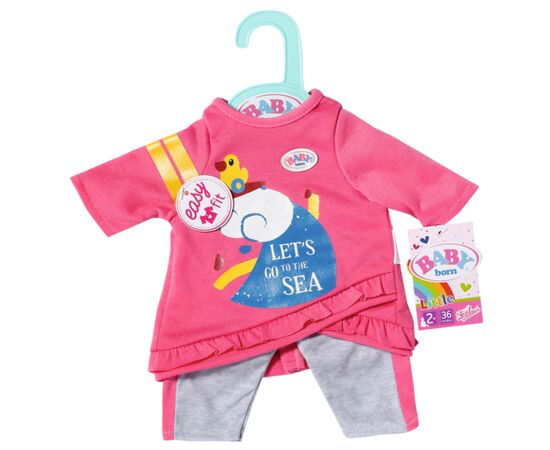 Аксессуар к кукле Zapf Одежда для куклы Baby Born Розовый костюмчик 36 см (831892), изображение 2 Аксессуар к кукле Zapf Одежда для куклы Baby Born Розовый костюмчик 36 см (831892), изображение 2