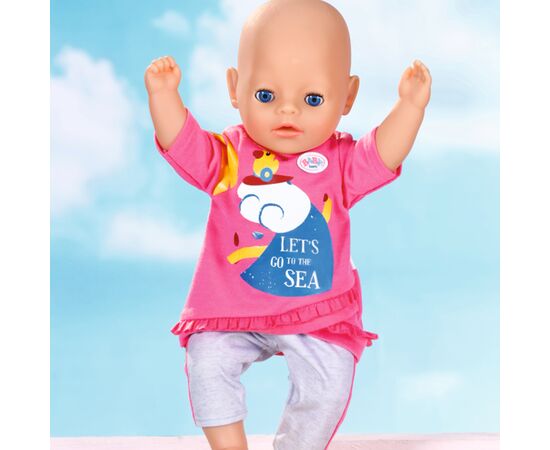 Аксессуар к кукле Zapf Одежда для куклы Baby Born Розовый костюмчик 36 см (831892), изображение 4 Аксессуар к кукле Zapf Одежда для куклы Baby Born Розовый костюмчик 36 см (831892), изображение 4