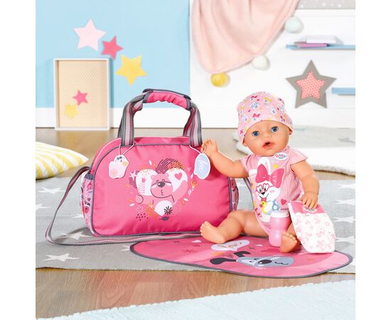 Аксессуар к кукле Zapf Сумка для куклы Baby Born Забота о малыше S2 с аксессуарами (832455), изображение 4 Аксессуар к кукле Zapf Сумка для куклы Baby Born Забота о малыше S2 с аксессуарами (832455), изображение 4