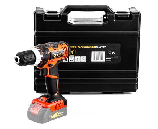 Шуруповерт GTM DS18/40P, изображение 4 Шуруповерт GTM DS18/40P, изображение 4