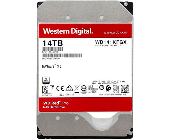 Жесткий диск 3.5" 14TB WD (WD142KFGX)
