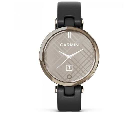 Смарт-годинник Garmin Lily, CreamGold, Black, Leather (010-02384-B1), зображення 2