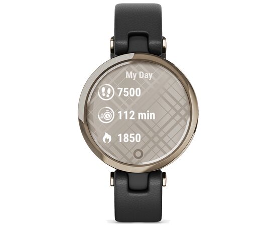 Смарт-годинник Garmin Lily, CreamGold, Black, Leather (010-02384-B1), зображення 7