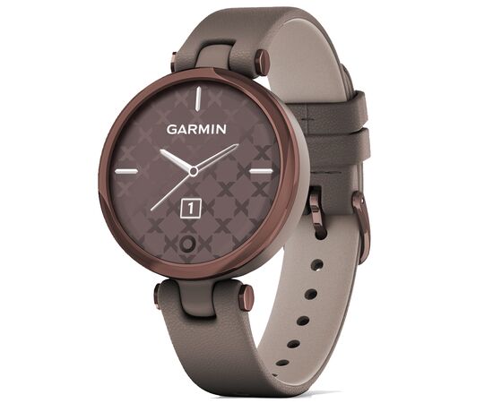 Смарт-годинник Garmin Lily, DarkBronze, Paloma, Leather (010-02384-B0)