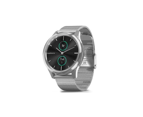 Смарт-часы Garmin vivomove Luxe, S/E EU, Silver, Milanese (010-02241-23)
