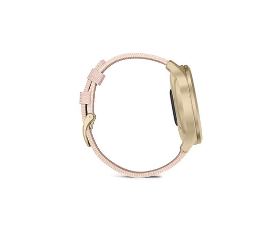 Смарт-годинник Garmin vivomove Style, S/E EU, Light Gold, Blush Pink, Nylon (010-02240-22), зображення 4