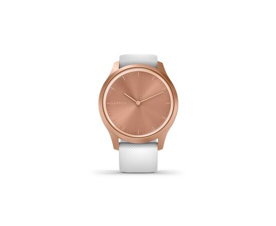 Смарт-часы Garmin vivomove Style, S/E EU, Rose Gold, White, Silicone (010-02240-20), изображение 2