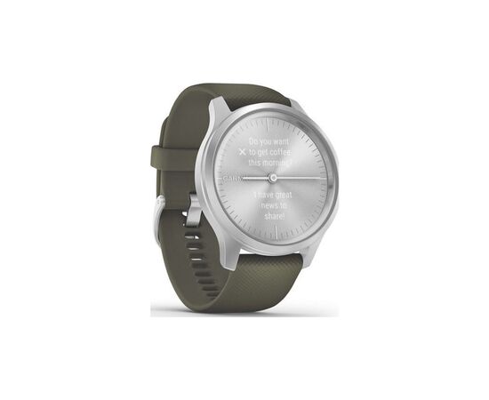 Смарт-часы Garmin vivomove Style, Silver, Moss, Silicone (010-02240-21), изображение 3 Смарт-часы Garmin vivomove Style, Silver, Moss, Silicone (010-02240-21), изображение 3