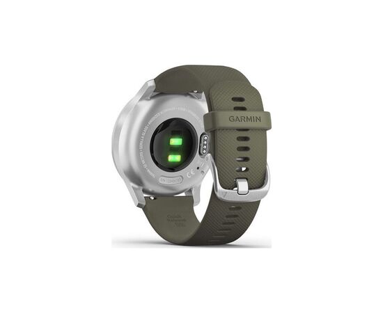 Смарт-часы Garmin vivomove Style, Silver, Moss, Silicone (010-02240-21), изображение 6 Смарт-часы Garmin vivomove Style, Silver, Moss, Silicone (010-02240-21), изображение 6
