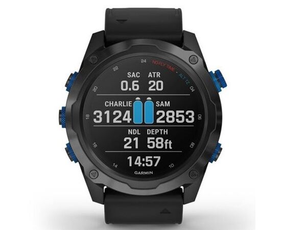Смарт-часы Garmin Descent Mk2i, GPS Dive Computer, T1 Bund (010-02132-13), изображение 8 Смарт-часы Garmin Descent Mk2i, GPS Dive Computer, T1 Bund (010-02132-13), изображение 8