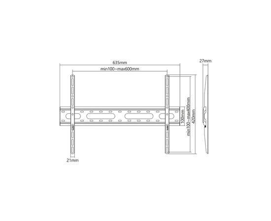 Кронштейн UniBracket BZ03-60, зображення 4 Кронштейн UniBracket BZ03-60, зображення 4