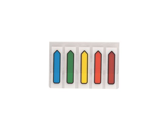 Стикер-закладка Buromax Стрелки Plastic bookmarks 45x12mm, 5*20 шт, neon (BM.2304-98), изображение 2 Стикер-закладка Buromax Стрелки Plastic bookmarks 45x12mm, 5*20 шт, neon (BM.2304-98), изображение 2
