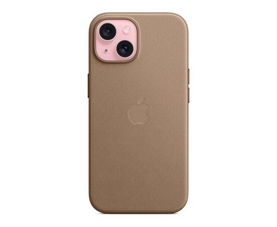 Чехол для мобильного телефона Apple iPhone 15 FineWoven Case with MagSafe Taupe (MT3C3ZM/A), изображение 2 Чехол для мобильного телефона Apple iPhone 15 FineWoven Case with MagSafe Taupe (MT3C3ZM/A), изображение 2