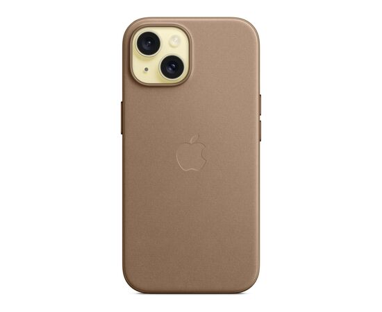 Чехол для мобильного телефона Apple iPhone 15 FineWoven Case with MagSafe Taupe (MT3C3ZM/A), изображение 3 Чехол для мобильного телефона Apple iPhone 15 FineWoven Case with MagSafe Taupe (MT3C3ZM/A), изображение 3