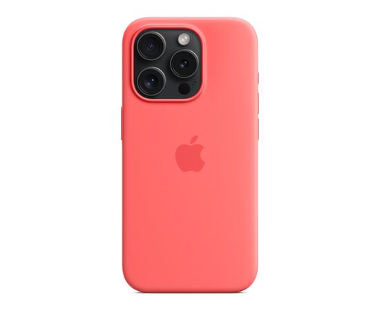 Чехол для мобильного телефона Apple iPhone 15 Pro Silicone Case with MagSafe Guava (MT1G3ZM/A), изображение 4 Чехол для мобильного телефона Apple iPhone 15 Pro Silicone Case with MagSafe Guava (MT1G3ZM/A), изображение 4