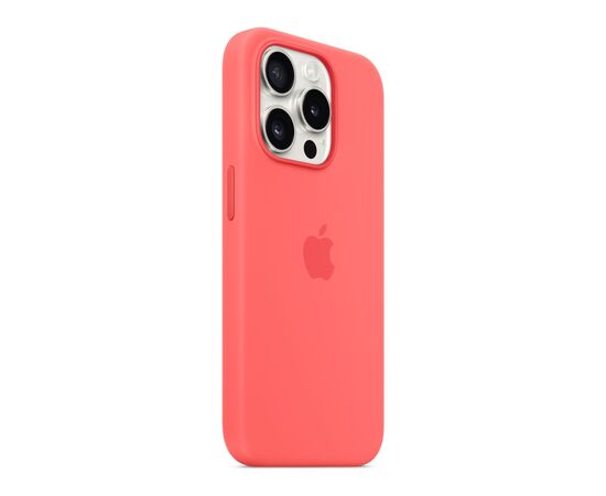 Чехол для мобильного телефона Apple iPhone 15 Pro Silicone Case with MagSafe Guava (MT1G3ZM/A), изображение 5 Чехол для мобильного телефона Apple iPhone 15 Pro Silicone Case with MagSafe Guava (MT1G3ZM/A), изображение 5
