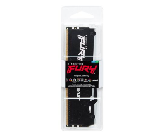 Модуль памяти для компьютера DDR5 32GB 6000 MHz Beast RGB Kingston Fury (ex.HyperX) (KF560C36BBEA-32), изображение 4 Модуль памяти для компьютера DDR5 32GB 6000 MHz Beast RGB Kingston Fury (ex.HyperX) (KF560C36BBEA-32), изображение 4