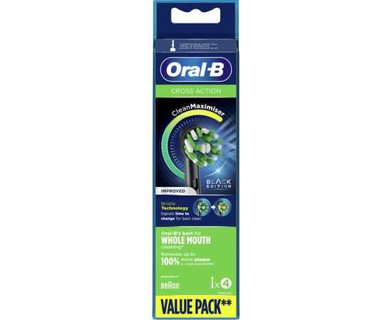 Насадка для зубной щетки Oral-B EB50BRB 4шт (4210201355854), изображение 4 Насадка для зубной щетки Oral-B EB50BRB 4шт (4210201355854), изображение 4